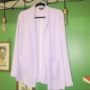 Top shop chick on blazer in lilac